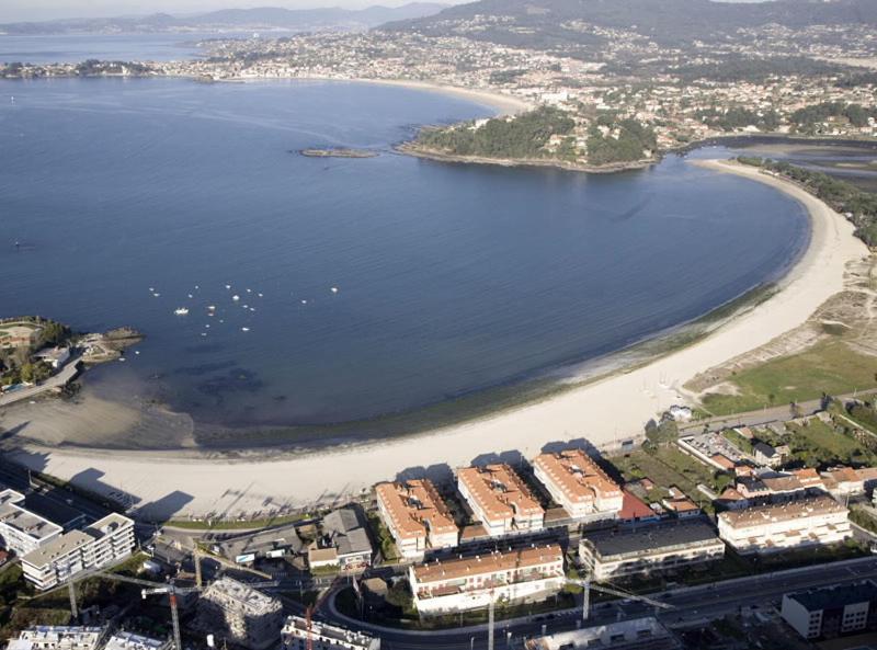 Апартаменты Vivienda Con Terraza En Playas De Байона Экстерьер фото